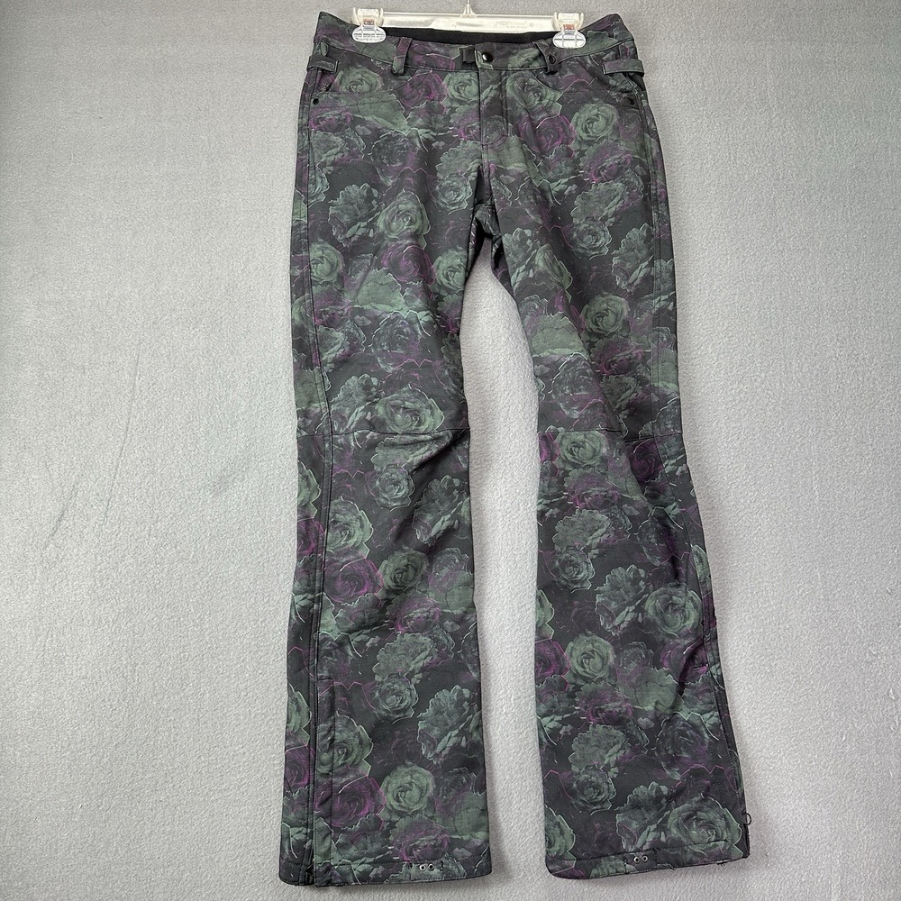 686 Gossip Softshell Snowboard Pants, Women's Small, Rose Camo Print